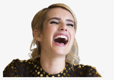Sticker Other Emma Roberts Bitchface Laughing Evil - Tongue, HD Png Download, Transparent PNG