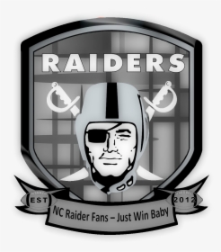 Nc Raider Fans Logo Oakland Raiders Logo, Raiders Fans, - Logo Oakland Raiders, HD Png Download, Transparent PNG