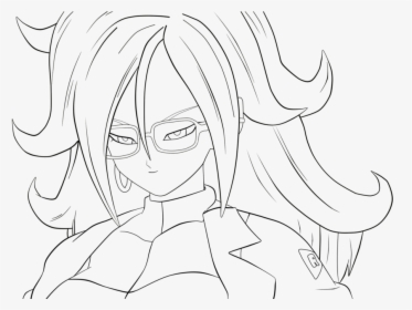 Android 21 Png - Dragon Ball Android 21 Draw, Transparent Png, Transparent PNG