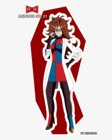 The Last Android 21 Drawing For Now - Illustration, HD Png Download, Transparent PNG