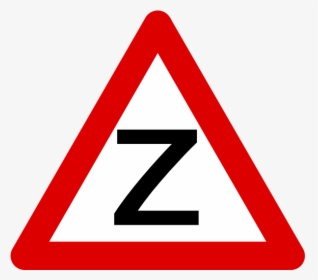 Vector Drawing Of Traffic Sign In Triangle - Warning Sign Png Transparent, Png Download, Transparent PNG