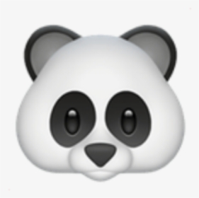 #white #tumblr #aesthetic #cute #applemoji #apple #emoji - Emoji Iphone Panda, HD Png Download, Transparent PNG
