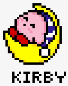 Sleeping Kirby Pixel Art, HD Png Download, Transparent PNG