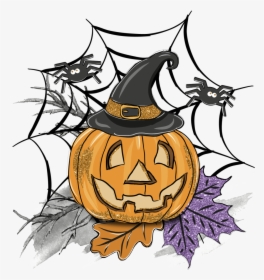 This Graphics Is Cartoon Pumpkin Free Illustration - Halloween, HD Png Download, Transparent PNG