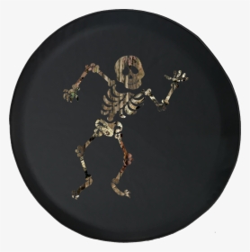 Dancing Skeleton Offroad Jeep Rv Camper Spare Tire - Circle, HD Png Download, Transparent PNG