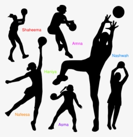 Netball Friends Good Clip - Clipart Transparent Background Sports, HD Png Download, Transparent PNG