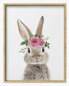 Bunny With Crown Serving Tray, HD Png Download, Transparent PNG