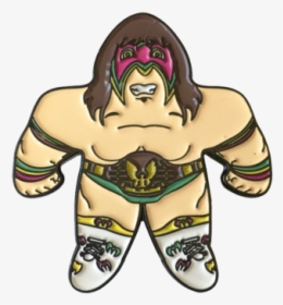 Ultimate Warrior Wrestling Buddy Pin - Cartoon, HD Png Download, Transparent PNG