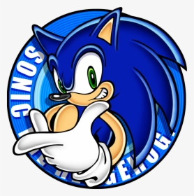 Sonic The Hedgehog Badge , Png Download - Sonic Adventure Sonic Art, Transparent Png, Transparent PNG