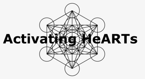 Activating Hearts Logo Best Best Black - Metatron's Cube, HD Png Download, Transparent PNG