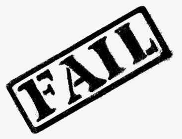 Fail Stamp Png - Fail Black And White, Transparent Png, Transparent PNG