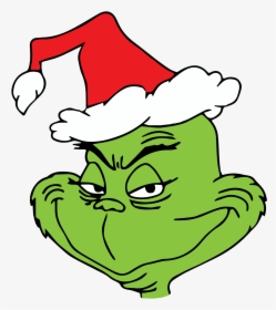 Grinch With Christmas Hat, HD Png Download, Transparent PNG
