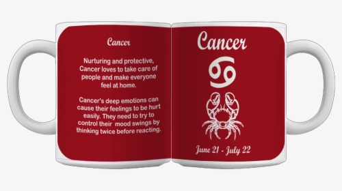 Cancer Zodiac Mug - Book, HD Png Download, Transparent PNG