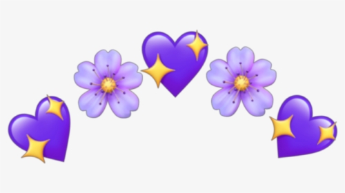 #heart #hearts #tumblr #purpleheart #emoji #sticker - Family Emoji, HD Png Download, Transparent PNG