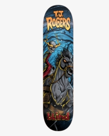 Blind Rogers Fairy Tale Headless Horseman Skateboard - Blind Skateboard Deck Headless Horseman, HD Png Download, Transparent PNG