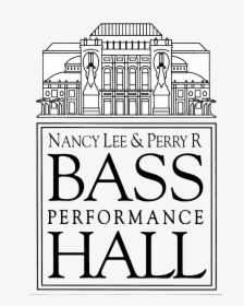 Bass Hall Logo - Bass Performance Hall Logo, HD Png Download, Transparent PNG