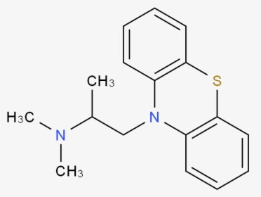 Promethazine Molecular Structure Cas 60 87 7) - 10 -( 4 Bromophenyl )- 10h Phenoxazine, HD Png Download, Transparent PNG