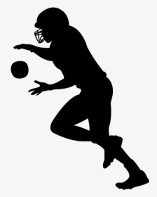 Blue Football Silhouettes, HD Png Download, Transparent PNG