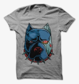 Pitbull Cyborg T Shirt Design Graphic - Hostel T Shirt, HD Png Download, Transparent PNG