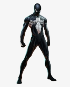 Black Suit Spiderman Png, Transparent Png, Transparent PNG