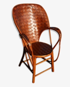 Armchair Rattan Banana Leaves - Chair, HD Png Download, Transparent PNG