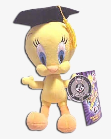 Looney Tunes 2001 Graduation Tweety Plush - Made By - Cartoon Characters Graduation, HD Png Download, Transparent PNG