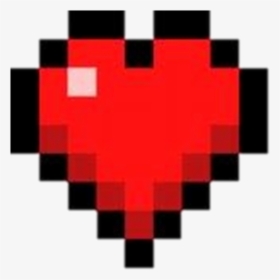Minecraft Health Bar Png - Love Minecraft Pixel Art, Transparent Png, Transparent PNG