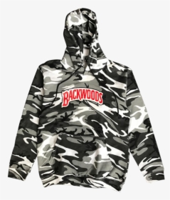 White Camo Backwoods Hoodie, HD Png Download, Transparent PNG