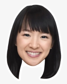 Marie Kondo Celebrity Head Sticker - Marie Kondo You Spark Joy, HD Png Download, Transparent PNG