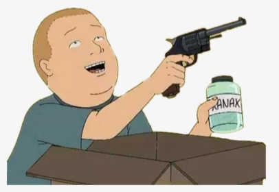 King Of The Hill Bobby Xanax , Png Download - King Of The Hill Bobby Gun, Transparent Png, Transparent PNG