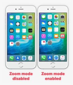 Zoom-mode - Iphone 6s Plus Zoomed, HD Png Download, Transparent PNG