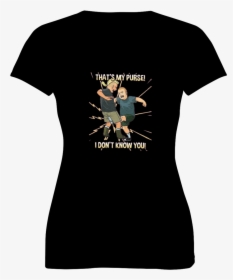 Bobby Hill That S My Purse Ladies V Neck Cotton T Shirt - Bungee Jumping, HD Png Download, Transparent PNG