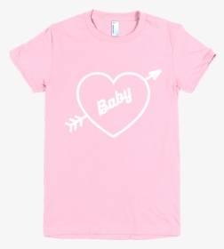 Pink Arrow Heart Pin Up Rockabilly Princess Babygirl - Heart, HD Png Download, Transparent PNG