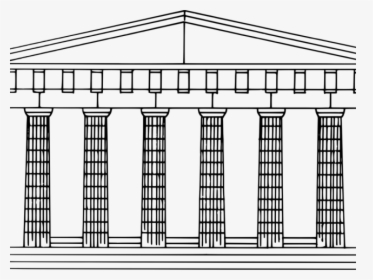 Greek Clipart Doric Column - Clip Art, HD Png Download, Transparent PNG