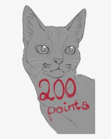 Pin By Ellie On Cat Drawing - Domestic Short-haired Cat, HD Png Download, Transparent PNG