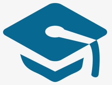 Transparent Blue Graduation Cap Png - Education Blue Icon, Png Download, Transparent PNG