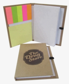 Craft Hard Cover Sticky Note With Pen - Paper, HD Png Download, Transparent PNG