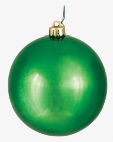 Single Green Christmas Ball Png Photos - Green Ornament, Transparent Png, Transparent PNG