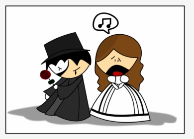 The Phantom Of The Opera - Clipart Phantom Of The Opera, HD Png Download, Transparent PNG