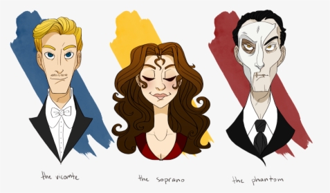 Phantom Of The Opera Art - Phantom Of The Opera Draw The Squad, HD Png Download, Transparent PNG