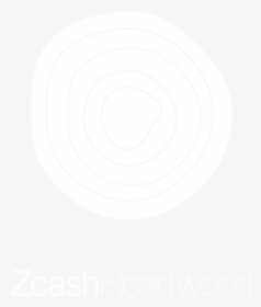 White Zcash Heartwood Vertical Logo - Circle, HD Png Download, Transparent PNG