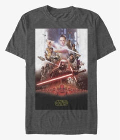 The Rise Of Skywalker Movie Poster Star Wars T-shirt - Star Wars Episode 9 Poster, HD Png Download, Transparent PNG