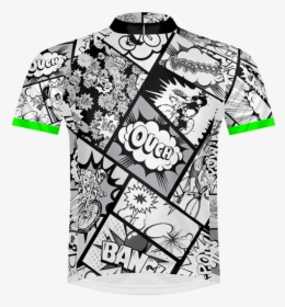 Bang Pow Men S Sport Cut Cycling Jersey - Active Shirt, HD Png Download, Transparent PNG
