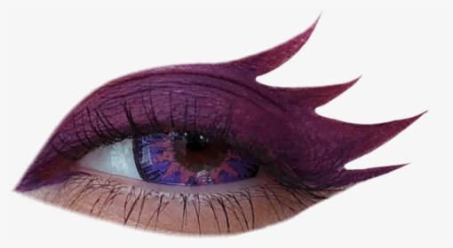 #eye #eyes #png #pngs #purple #spikes #aesthetic #makeup - Eye Liner, Transparent Png, Transparent PNG