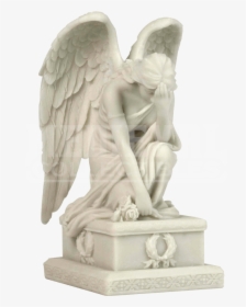 Angel Of Grief Weeping Angel Statue Sculpture Angels - Weeping Angel Statue, HD Png Download, Transparent PNG