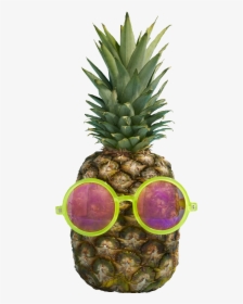 Beauty With Sunglasses - Pineapple With Sunglasses Png, Transparent Png, Transparent PNG