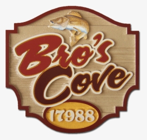 Bro S Cove Sign - Label, HD Png Download, Transparent PNG