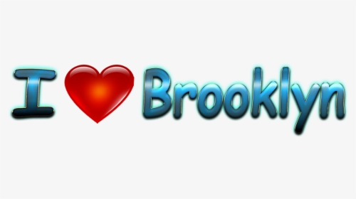 Brooklyn Love Name Heart Design Png - Love, Transparent Png, Transparent PNG