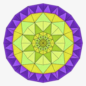 Abstract Paper Patterned Circle Yellow And Purple - Centro Cultural Senzala De Capoeira, HD Png Download, Transparent PNG