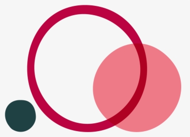 Abstract Illustration Using Overlapping Circles - Circle, HD Png Download, Transparent PNG